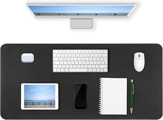 Desk Pad Mat PU Leather Non-Slip Water-Resistant Desk Matt for Desktop