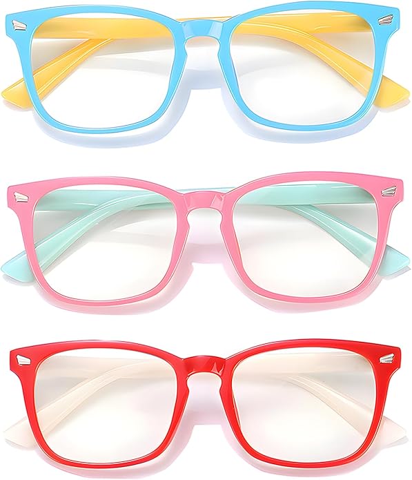 CHEERS DEVICES Blue Light Blocking Glasses for Kids Boys Girls Teens - Computer Glasses with Unbreakable Frame and Anti-Glare