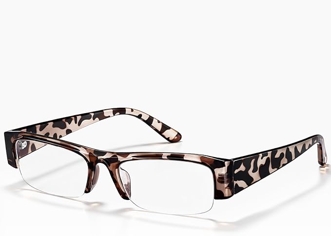 livho Retro Chic Blue Light Glasses for Woman - Early 2000s Narrow Rectangular Frame, Blue Light Blocking with Soft Case