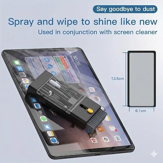 22 in 1 Precision Cleaning Kit ?€? Professional Electronic Device Cleaning Tools for Phone, airPods Headset, Keyboards, Cameras, Laptop & More (Black) - Image 4