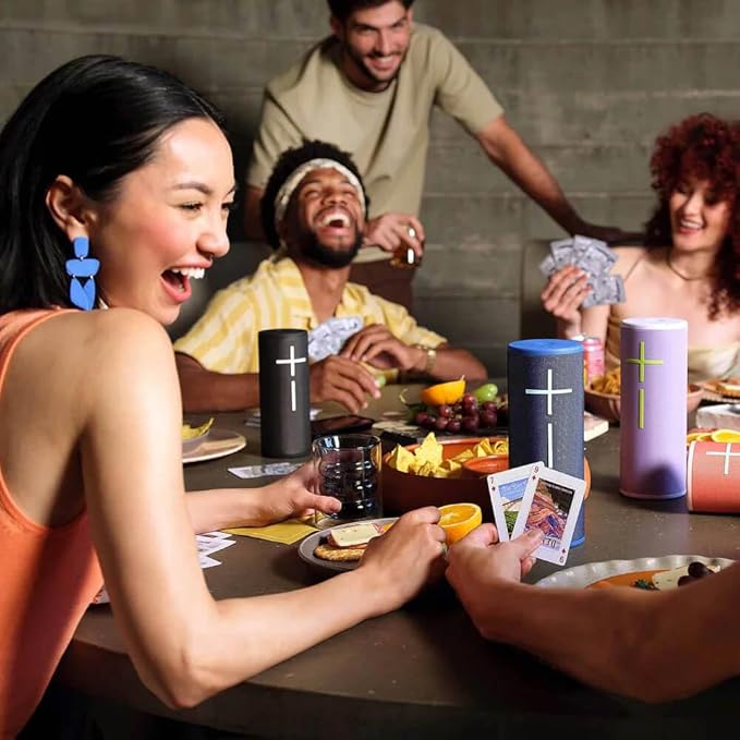 Ultimate Ears MEGABOOM 4 Portable Waterproof Bluetooth Speaker with Powerful 360-Degree Sound and Thundering Bass, Floating Speaker with 20-Hour Battery and 147ft (45m) Range - Black