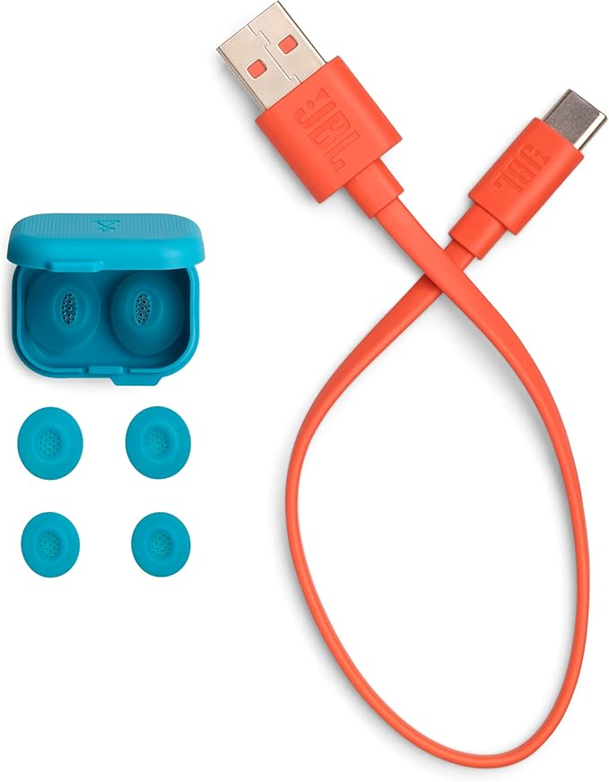 JBL Tune Flex 2 - True Wireless Noise Cancelling Earbuds with JBL Spatial Sound and Smart Ambient Technology, 6 mics for Perfect Calls, up to 48Hrs of Playback, IP54 Dust & Water Resistant (Teal)