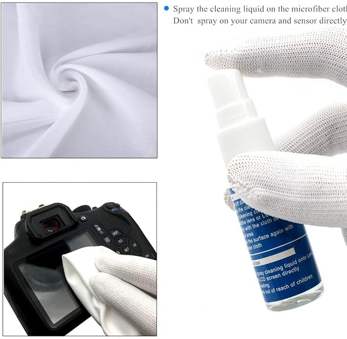 Camera Cleaning Kit for DSLR Mirrorless Cameras Sensor Cleaning and Lens Cleaning with Carry Bag for APSC-Camera - Image 6