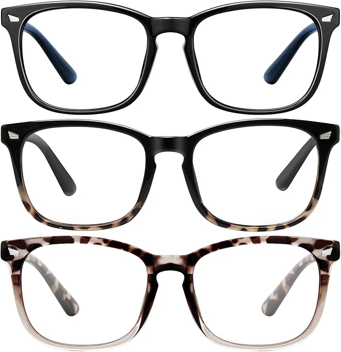 hunsquer Blue Light Glasses for Woman/Men Computer Blue Light Glasses
