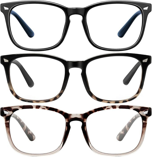 hunsquer Blue Light Glasses for Woman/Men Computer Blue Light Glasses
