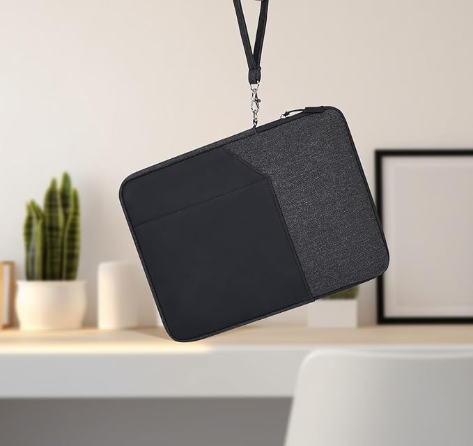 CAAORDKSO 9-11 Inch Tablet Sleeve Case Carrying Case for 11 inch iPad A16, 11 inch iPad Air M3 M2 / iPad Pro 11 M4, 10.2 10.5 10.9" iPad Pro Air, Galaxy Tab S8/S9 11" / Galaxy Tab A9+ Bag, Black - A
