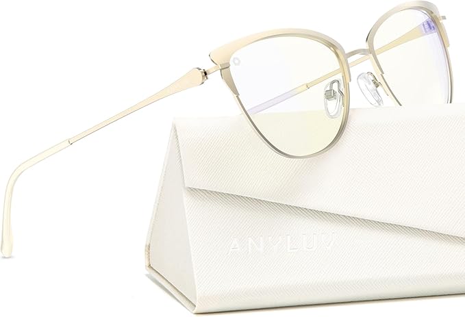 ANYLUV Blue Light Glasses for Woman Men, Womens Blue Light Blocking Glasses Computer Glasses Anti Eyestrain