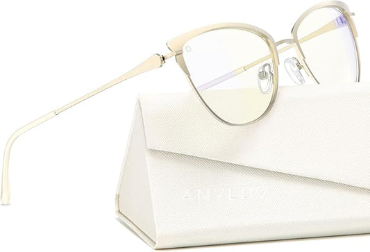 ANYLUV Blue Light Glasses for Woman Men, Womens Blue Light Blocking Glasses Computer Glasses Anti Eyestrain