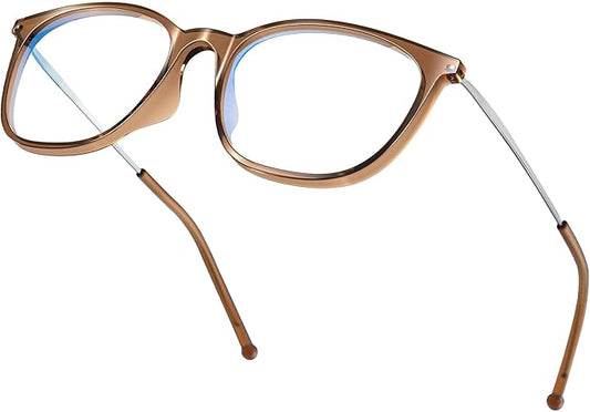 VISOONE Light Weight Slip Resistant Blue Light Blocking Computer Glasses with Anti Glare UV400 for Man Women GAEL
