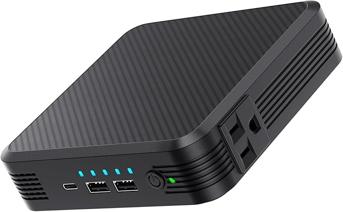 Portable Laptop Power Bank 100W AC Outlet, 72Wh/20000mAh with 65W PD USB C Portable Laptop Charger, External Battery Pack for MacBook, Notebooks, Laptops