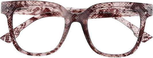miyya Blue Light Glasses for Women & Men – Oversized UV & Blue Light Blocker Chunky Frames, Stylish Eyewear Accessories