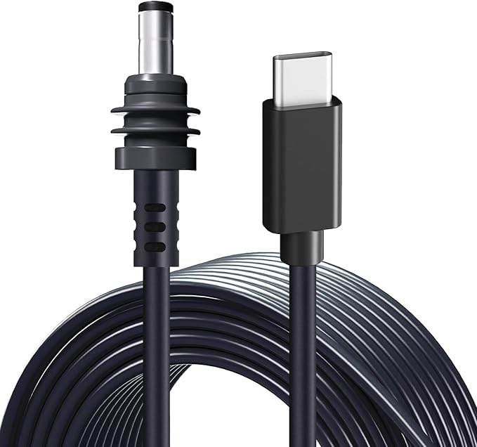 Starlink Mini USB C to DC Power Cable, 49ft Starlink Mini Type-C to DC Power Cable, PD 20V Type-C Input to DC Male Output Waterproof, Compatible 65W+ PD 20V Protocol Power Supply/Source (15M)