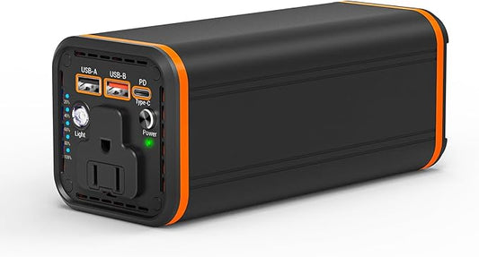Portable Laptop station for 27000mAh 98Wh, Power Bank with AC Outlet 65W PD Fast Charging External Battery Pack, Mini Portable Power Station for MacBook Pro Dell HP Travel Camping Airline Approved