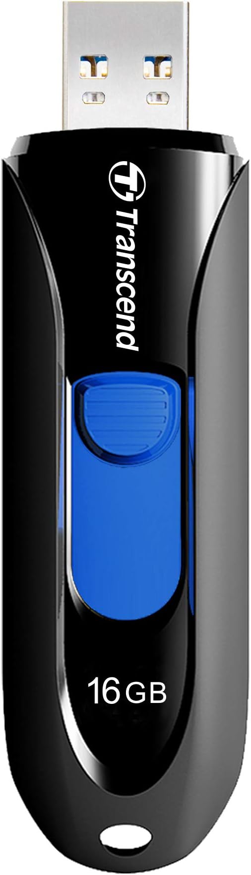 Transcend JF790K 16GB USB Flash Drive, for PC/Mac/ Laptop/Windows/Computer, Desktop/TV/Car Audio, USB3.2 Memory Stick, Thumb Drives Data Storage with Retractable Connector, USB2.0/3.0/3.1 Compatible by Transcend