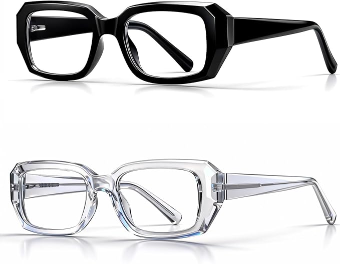 Rectangle Blue Light Glasses Noctera
