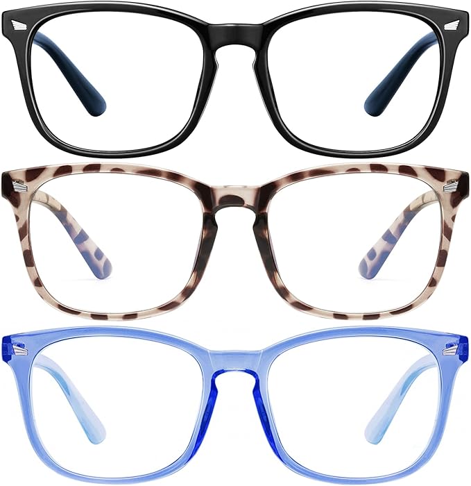 hunsquer Blue Light Glasses for Woman/Men Computer Blue Light Glasses
