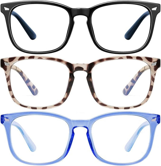 hunsquer Blue Light Glasses for Woman/Men Computer Blue Light Glasses