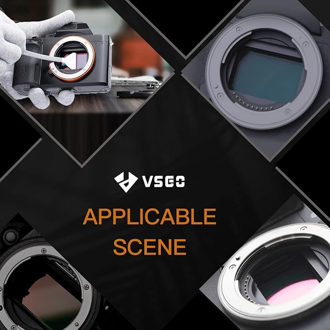 VSGO 24pcs Full-Frame Camera Sensor Cleaning Kit, Sensor Cleaning Swabs, Compatible with DSLR & SLR Digital Cameras (V-S03-24) - Image 8