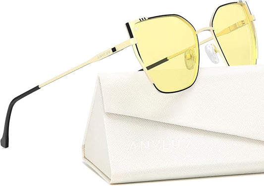 ANYLUV Blue Light Glasses for Woman Men, Womens Blue Light Blocking Glasses Computer Glasses Anti Eyestrain
