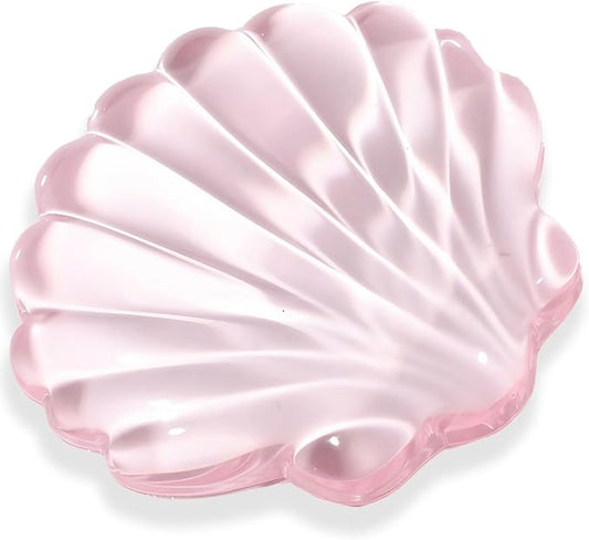 Gel Wrist Rest for Keyboard and Mouse Pink Transparent Shell Keyboard Wrist Rest Ergonomic Cute Pink Clear Cool Seashell Mouse Wrist Pad Silicone Non-Slip Support for Computer Gaming Home Office