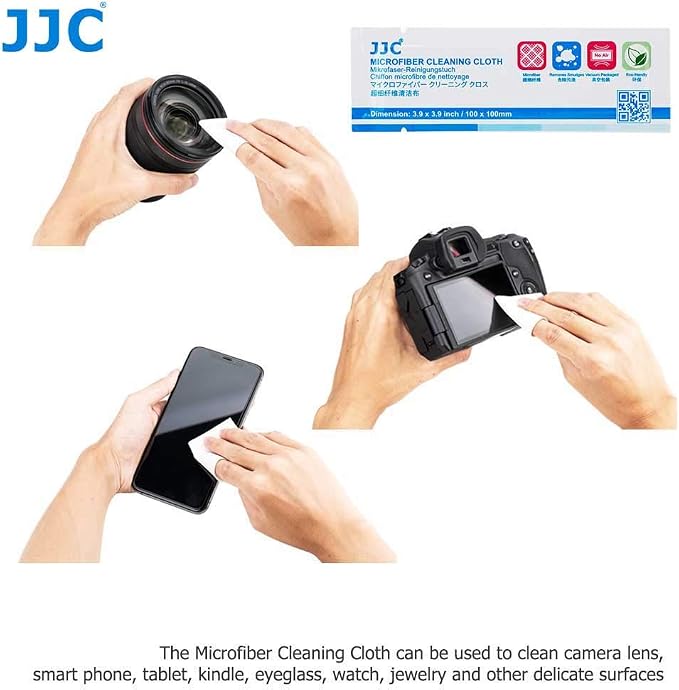 4 in-1 Camera Lens Cleaning Kit - Mirrorless & DSLR Sensor Cleaning Kit with Lens Blower, Microfiber Cleaning Cloth*5, Lens Cleaning Pen, Wipes*10 for Canon, Sony, Nikon - Image 7