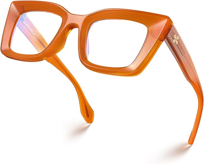 VISOONE Cat Eye Blue Light Blocking Glasses TR90 Anti-glare Women Calida