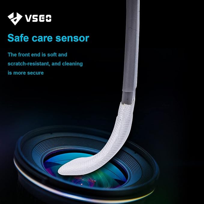 VSGO 12pcs APS-C Camera Sensor Cleaning Kit, Sensor Cleaning Swabs, Compatible with DSLR & SLR Digital Cameras (V-S02-12) - Image 4