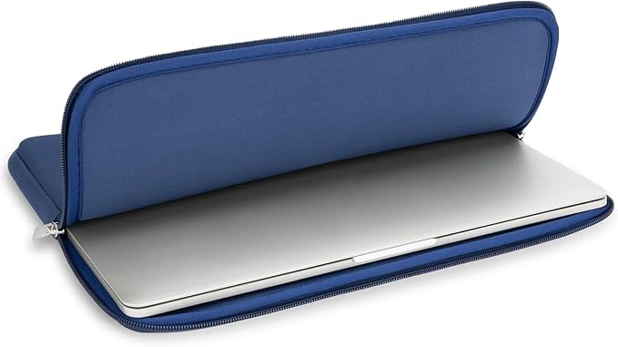RAINYEAR 13 Inch Laptop Sleeve Compatible with 13.3" MacBook Air/Pro M1 M2 M3 M4 M5 A3449 A3240 A3113 A2681 A2338 Carrying Computer Bag Protective Cover Case (Navy Blue)