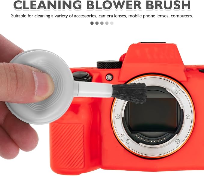 8Pcs Blower Brush Dust Cleaner Air Dust Blower and Soft Brush Camera Cleaning Kit for Digital Camera Lenses LCD Screens Cleaning Keyboards Mobile Phones Photography - Image 2