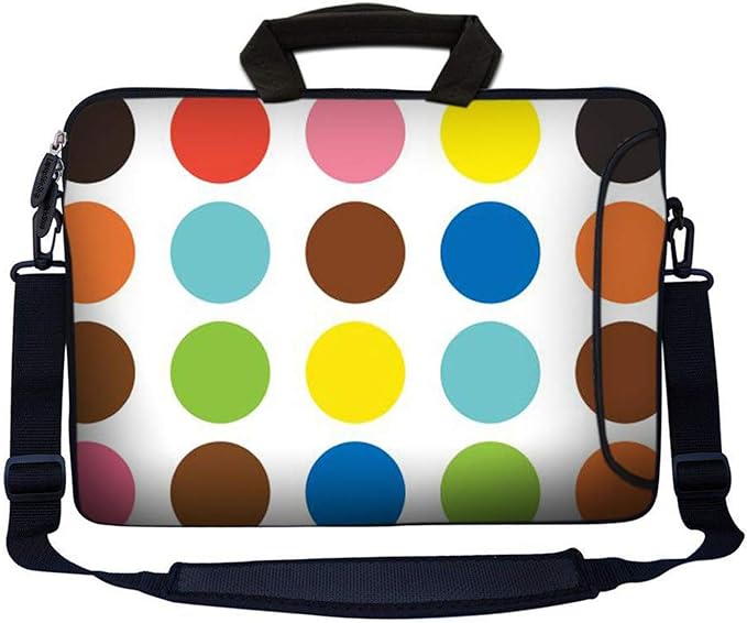 LSS 17-17.3" inch Laptop Sleeve Bag Compatible with Acer, Asus, Dell, HP, Sony, and More | Carrying Case Pouch w/Handle & Adjustable Shoulder Strap