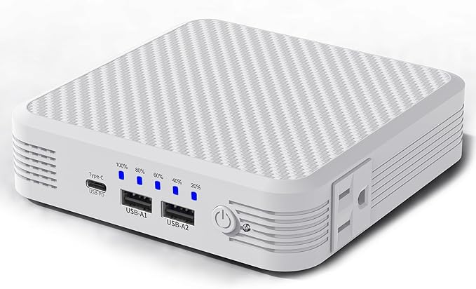 HANGXIN Portable Charger with 100W AC Outlet, 65W PD Fast Charging Portable Laptop Power Bank, 20000mAh/72Wh Battery Pack Power Supply for Business Travel and Outdoor Activities