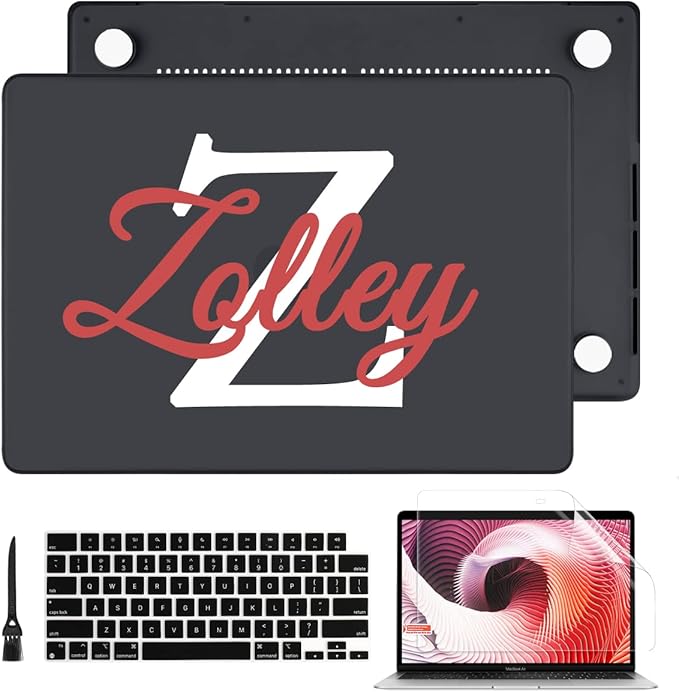 Batianda Customized Personalized Name Case for MacBook Pro 14 Inch 2026-2021 Release M5 M4 M3 M2 M1 Pro/Max, 1.2mm Slim Graphic Hard Shell Cover with Keyboard Cover, Screen Protector 4-in-1 Bundle