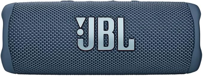 JBL FLIP 6 Waterproof Portable Speaker Bundle with gSport Carbon Fiber Case (Blue)