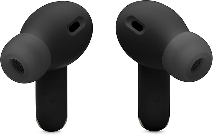 JBL Vibe Beam 2 - True Wireless Noise Cancelling Earbuds with JBL Pure Bass Sound & Smart Ambient technology, 4mics for crisp, clear calls, up to 40Hrs of Playback, IP54 Dust & Water resistant (Black)