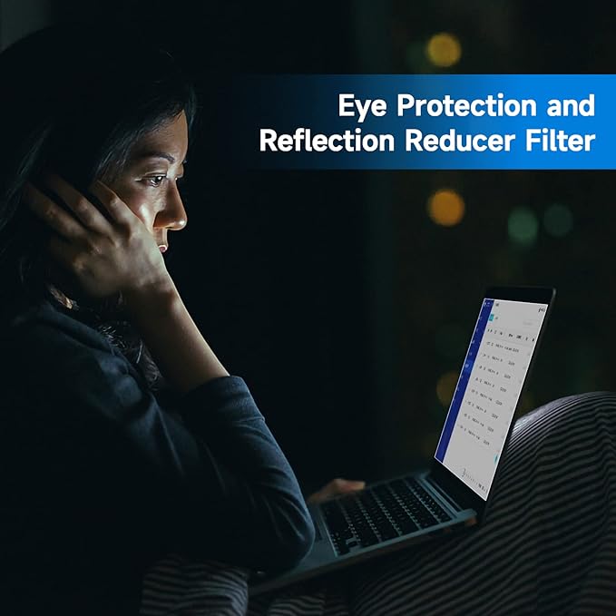 2 Pack Compatible with MacBook Pro 13 inch (2016-2022 / M1, M2) and MacBook Air 13 inch (2018-2021 / M1) Glare Reducer Screen Protector, Eye Protection Anti Glare Film/Anti Fingerprint Matte Laptop Screen Protector