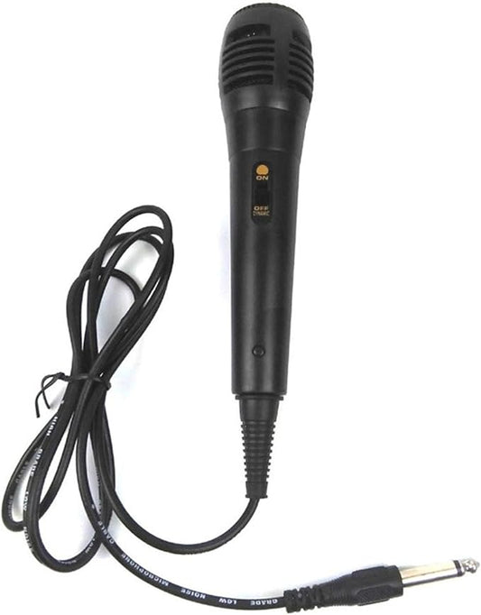 Chliste Singing Machine Unidirectional Dynamic Microphone with 5 Ft. Cord