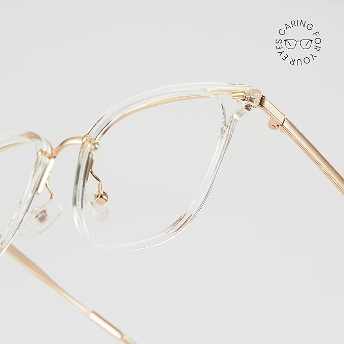 Cyxus Blue Light Glasses for Woman, Stylish Cat Eye Blue Light Blocking Computer Glasses for Working, Laptop and Screen Use