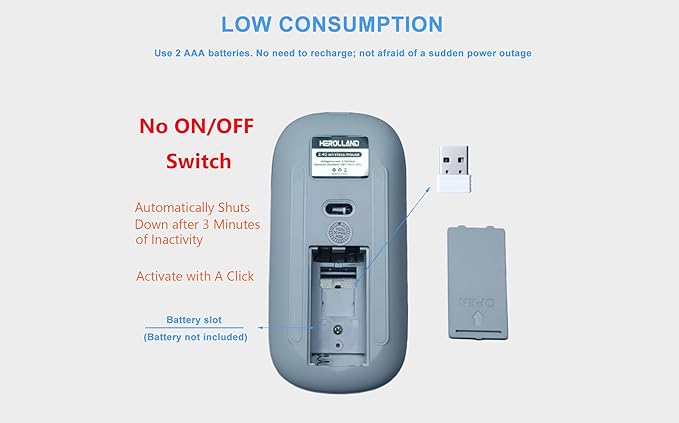 Wireless Mouse,2 Silent Mice and 1 Mice Pad Combo,Portable Mobile Optical Office Mouse, 2.4 GHz with USB Mini Receiver,3 Adjustable DPI for Notebook, PC, Laptop, Computer, Desktop-Grey & Silver