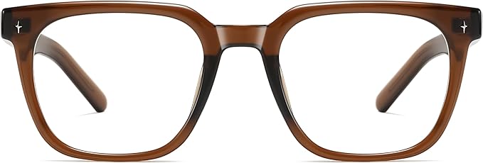 Overzied Square Blue Light Glasses for Woman Man Anti Glare Reduce Eyestrain for Gaming/Computer/Screen