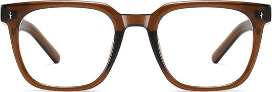 Overzied Square Blue Light Glasses for Woman Man Anti Glare Reduce Eyestrain for Gaming/Computer/Screen