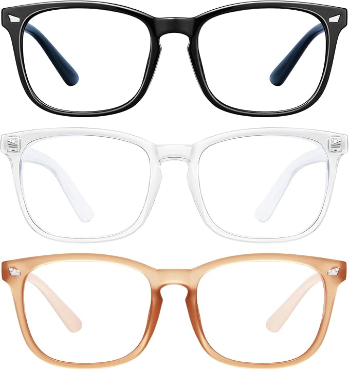 hunsquer Blue Light Glasses for Woman/Men Computer Blue Light Glasses
