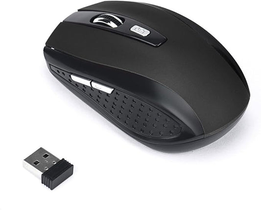 Wireless 2.4GHz Cordless Gaming Mouse with USB Receiver for PC & Laptop