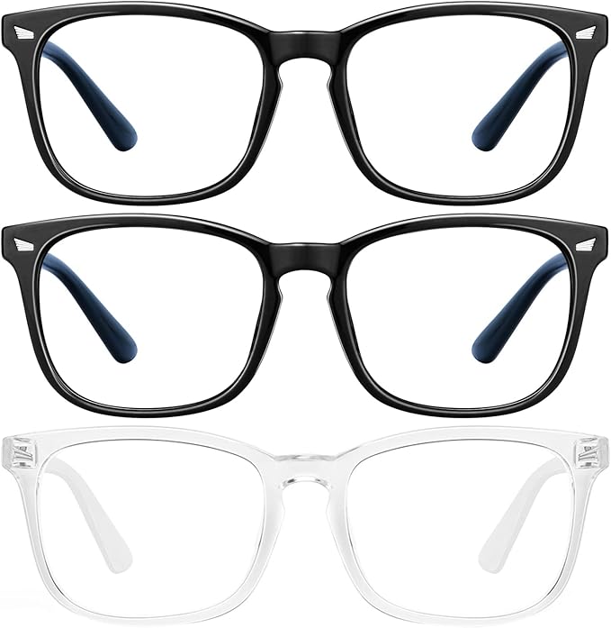hunsquer Blue Light Glasses for Woman/Men Computer Blue Light Glasses