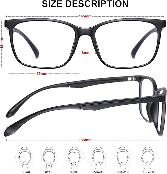 Brigtlaiff Round Blue Light Blocking Glasses for Men Women, Computer Gaming TV Glasses Anti Eyestrain with Metal Frame