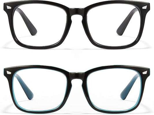 Cyxus Blue Light Glasses Men Women Reduce Eye Strain UV Blocking for Office Work Computer Screen 8082