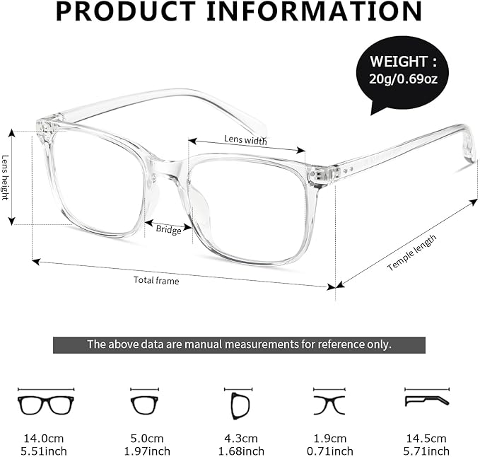 kimorn Ultralight Blue Light Glasses for Women and Men Glasses for All Day Comfort - Anti UV Glare & Eyestrain
