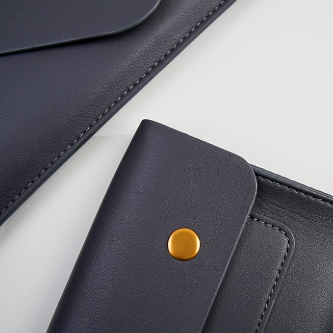 Laptop Sleeve 15 Inch Compatible with New MacBook Pro 15, New MacBook Pro 16 A2991, Surface Book 15, Dell XPS 15 with Small Pouch, Mouse Pad and Cord Organizer, Color Dark Grey