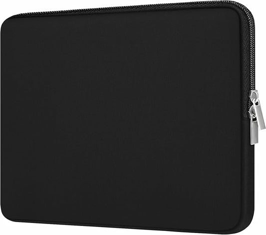Laptop Sleeve Case 15.6 inch, Protective Briefcase Carrying Computer Bag, Traveling Portable Laptop Cover Compatible with MacBook, HP, Dell, Asus, Lenovo, Black