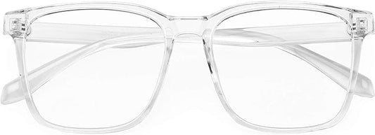 TEAPLMTT Blue Light Blocking Glasses Oversized Square Computer Glasses Anti Blue Light for Women Men