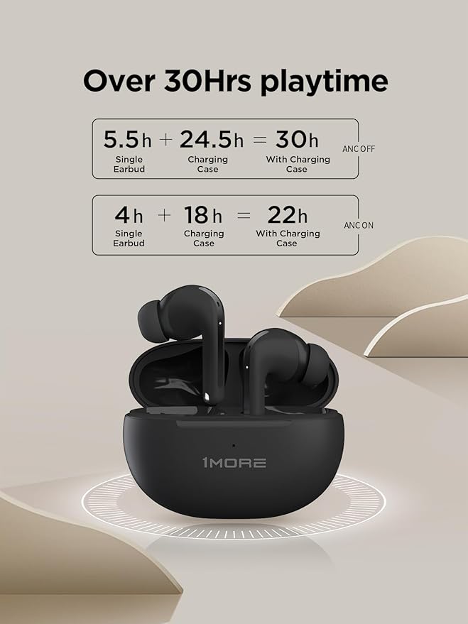 1MORE Q20 True Wireless Earbuds (Black)